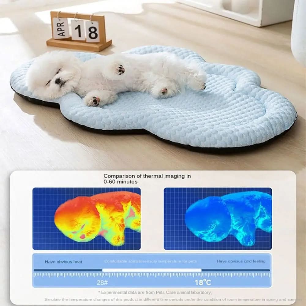 BowLift | Cooling Pet Mat in Cloud Shape for Summer Comfort
