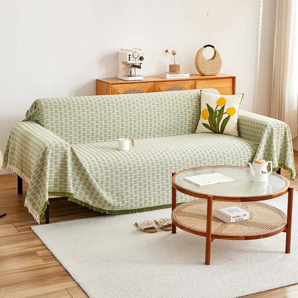 BowLift | Large Sofa Cover with Reversible Pattern Stylish Protection