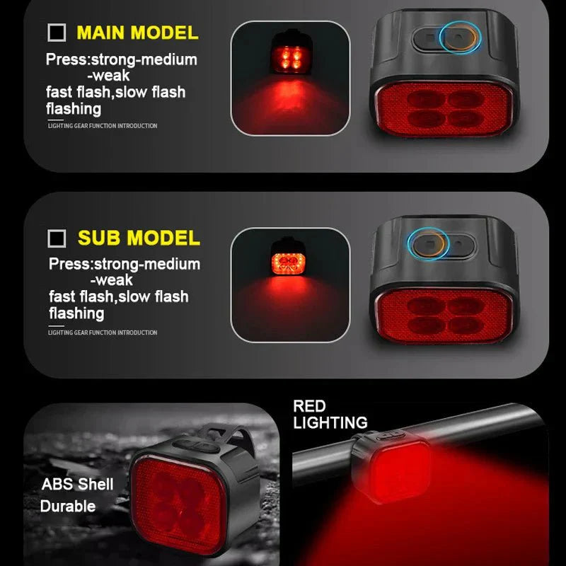 BowLift | BikeBeam – Rechargeable bicycle light set for maximum visibility & safety