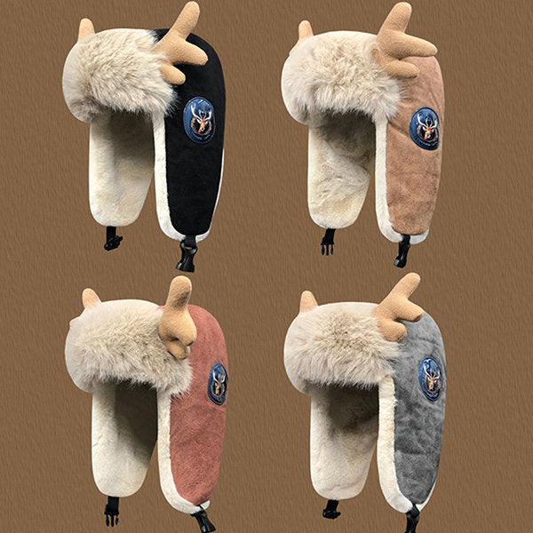 BowLift | Deer Antler Winter Earflap Hat