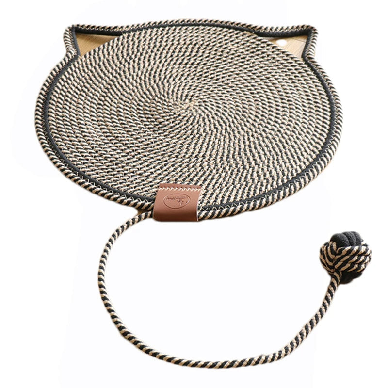 BowLift | Cotton Rope Cat Scratcher with Play Ball
