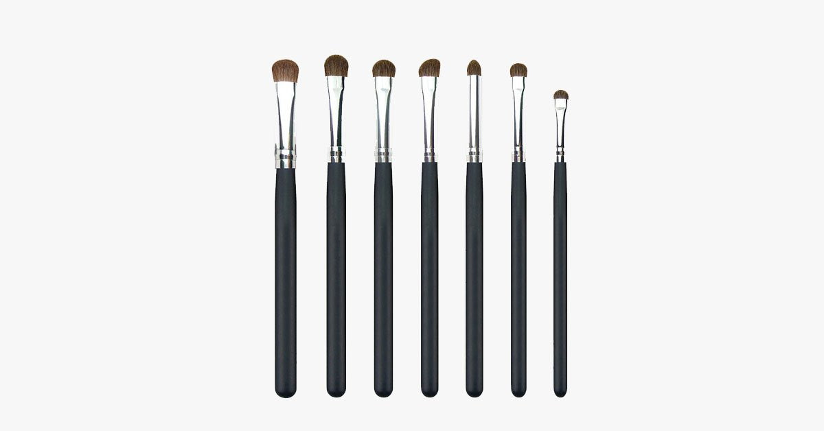 BowLift | 7-pc. Eyeshadow Brush Set - Soft, Dense, and Silky Brushes for the Perfect Eye Makeup