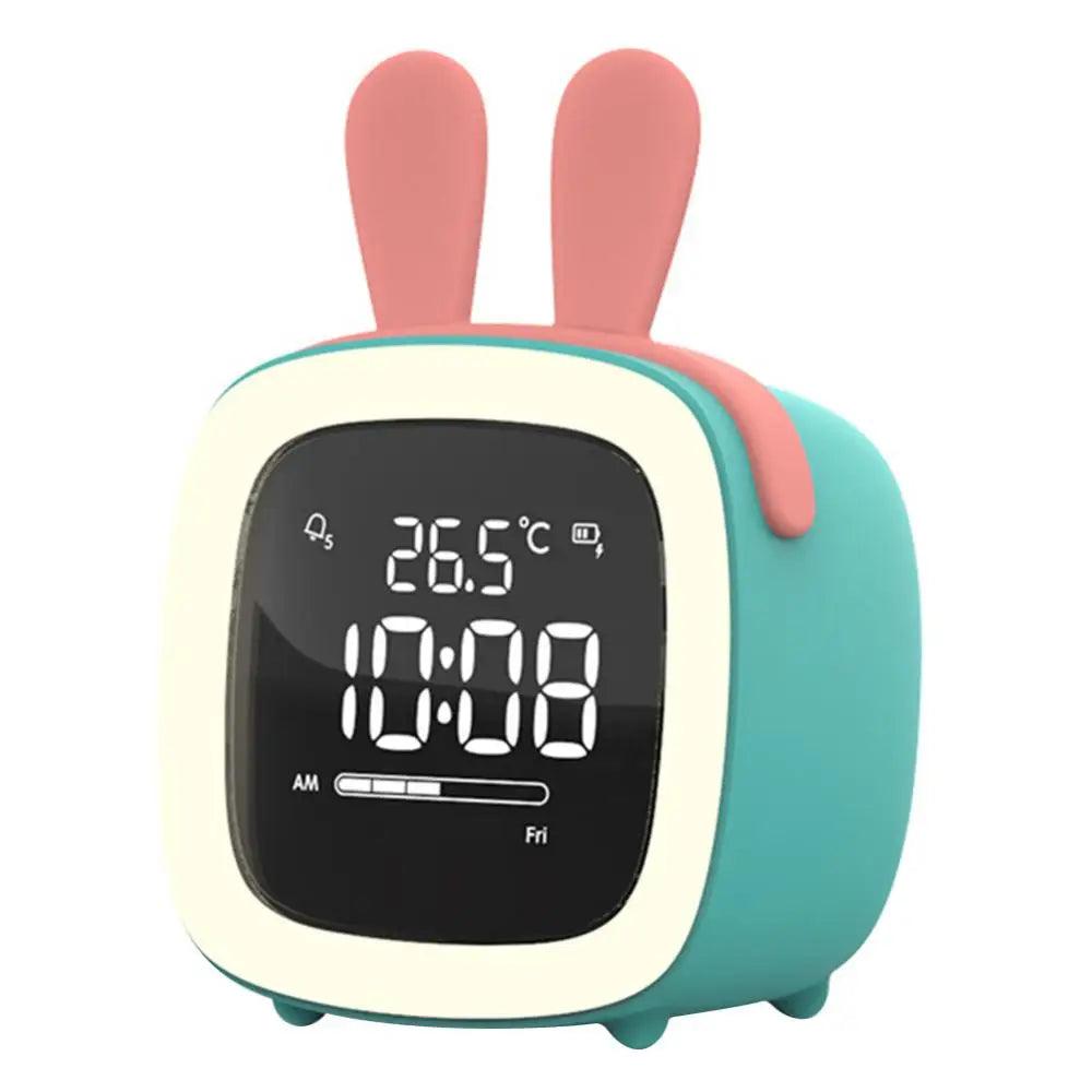 BowLift | BunnyGlow - LED Alarm Clock – Night Light with Digital Display & Timer