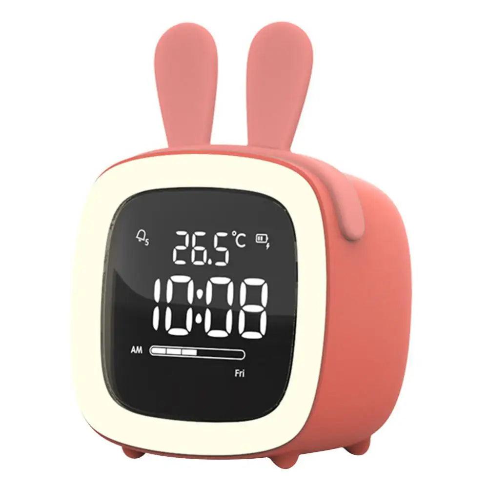 BowLift | BunnyGlow - LED Alarm Clock – Night Light with Digital Display & Timer