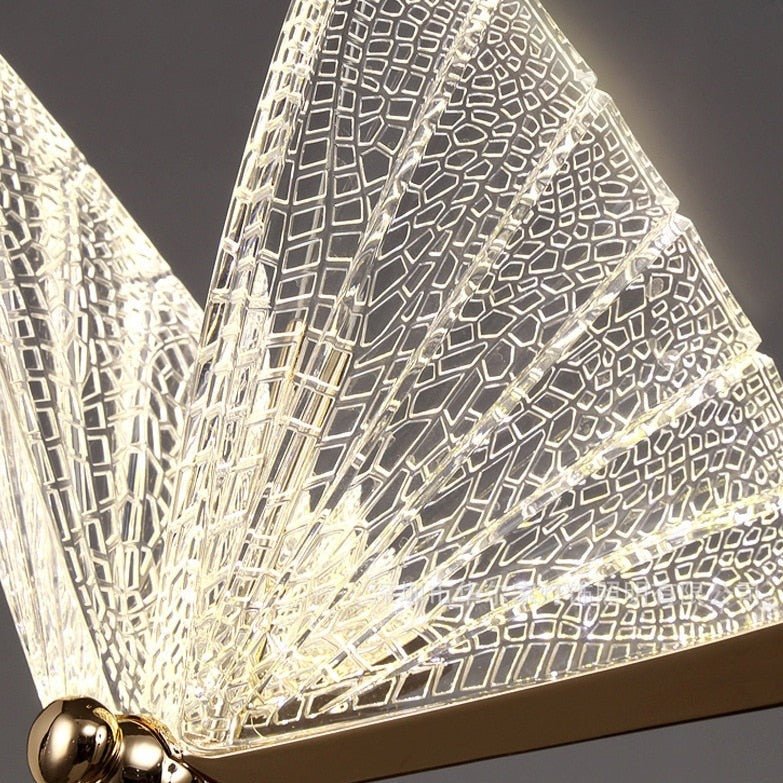 BowLift | FlareWing – Artistic Butterfly-Shaped LED Pendant Light