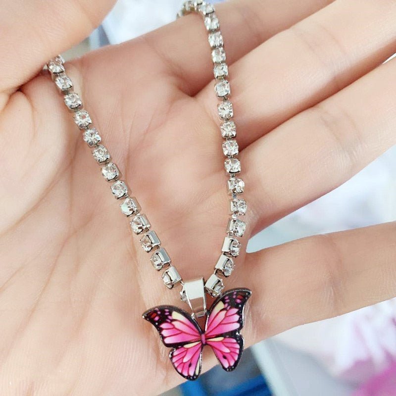 BowLift | Butterfly Rhinestone Anklet