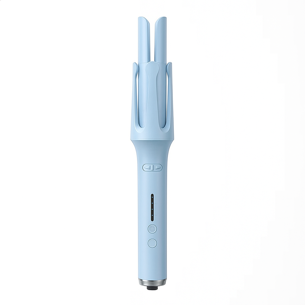 BowLift | 2 in 1 Rotating Ceramic Curling Wand, 1.26 in Automatic Hair Curler