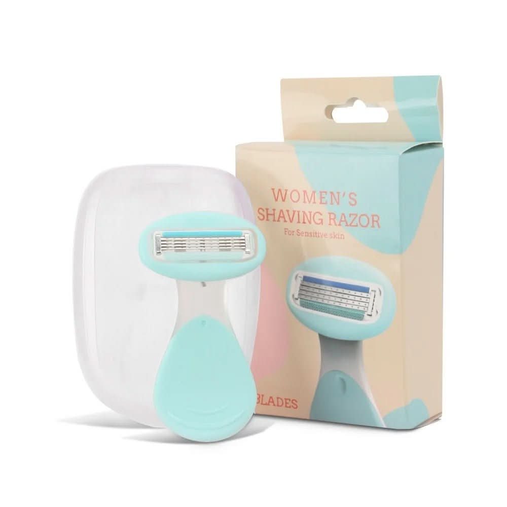 BowLift | 4-blade compact razor with storage box | Smooth skin on the go & at home