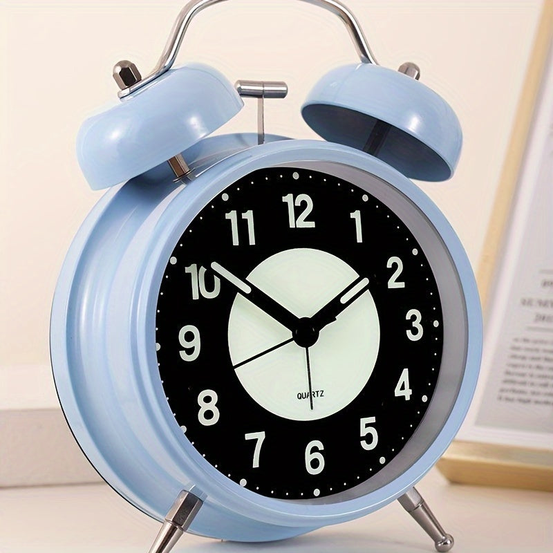 BowLift | LuminousTime - Elegant Metal Alarm Clock with Gentle Lighting for Peaceful Mornings and Nights