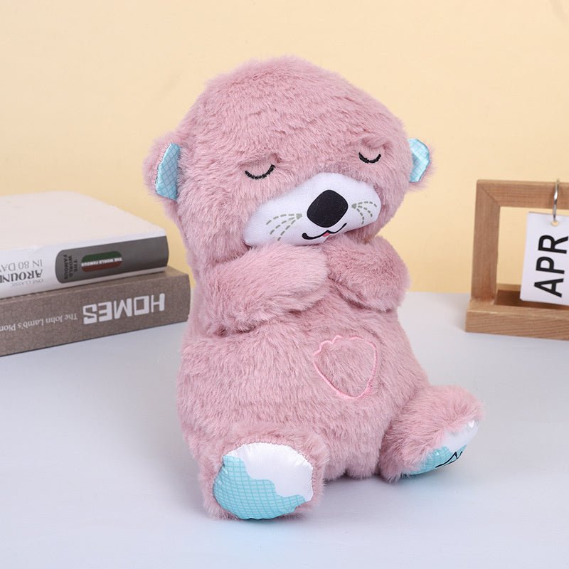 BowLift | Calmaura - Breathing Otter Plush Relaxation companion with soothing vibrations and calming light