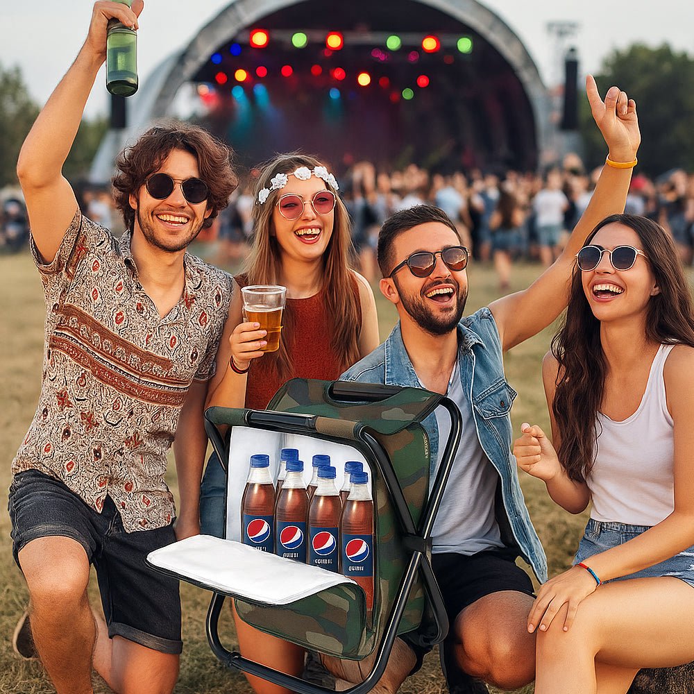 BowLift | Camochair Pack – 3-in-1 Backpack, Cooler & Folding Chair for Outdoor Adventures