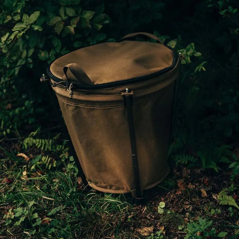 BowLift | Camptrash AM – Foldable Outdoor Trash Can with Waterproof Lining