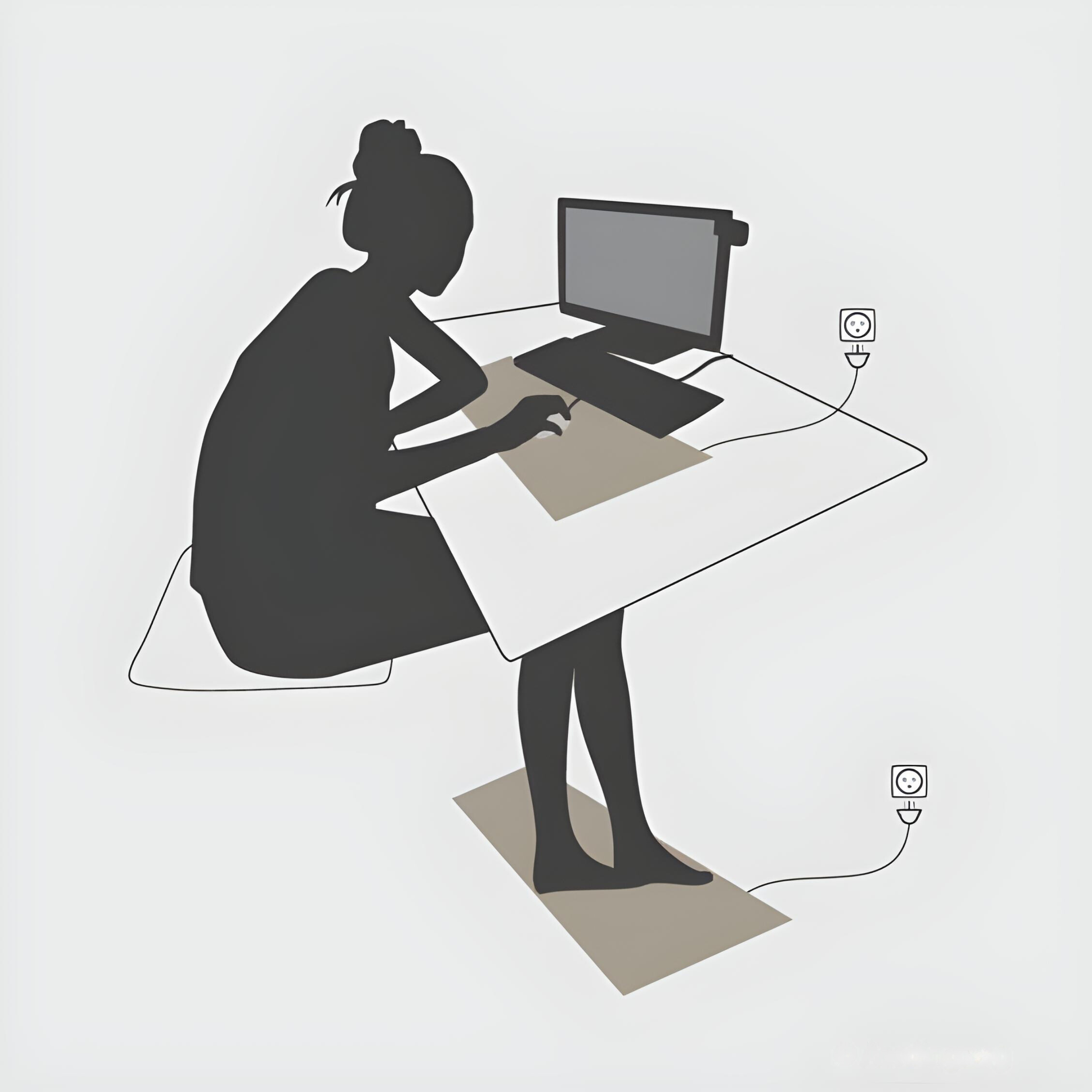 BowLift | Carbon Leather Earthing Mat - EarthConnect