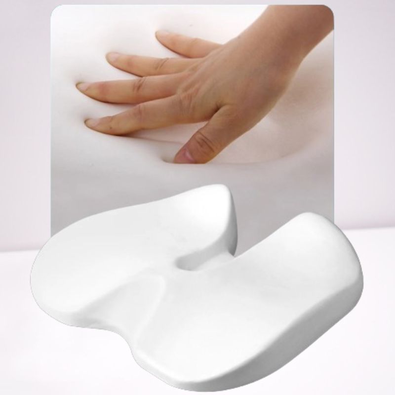 BowLift | Ergonomic Memory Foam Car Seat Cushion – Tailbone & Sciatica Support Pillow