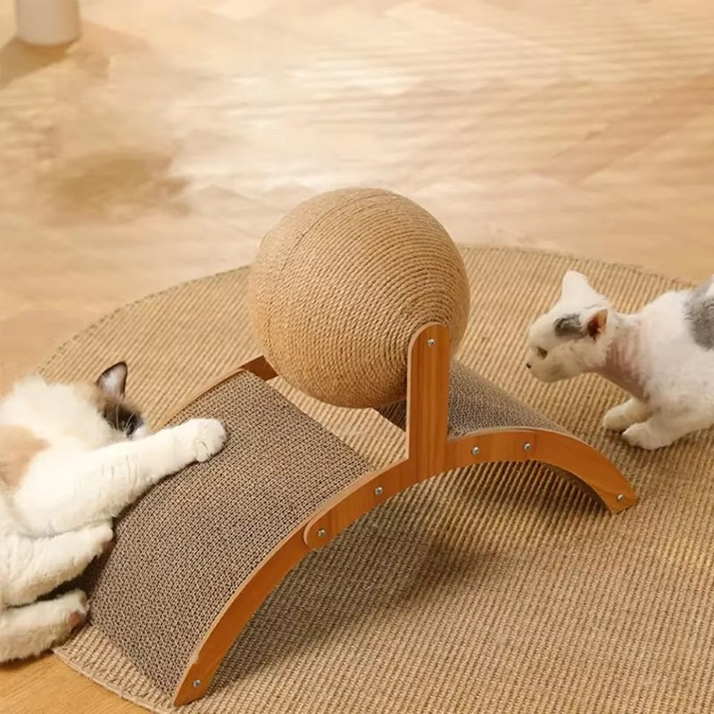 BowLift | Durable Cat Scratching Post with Sisal Ball
