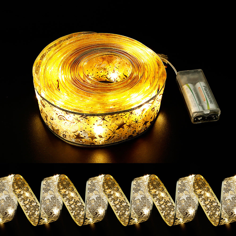 BowLift | Decorative Ribbon with Colorful LED Lighting – 5cm Wide Fabric Light Ribbon