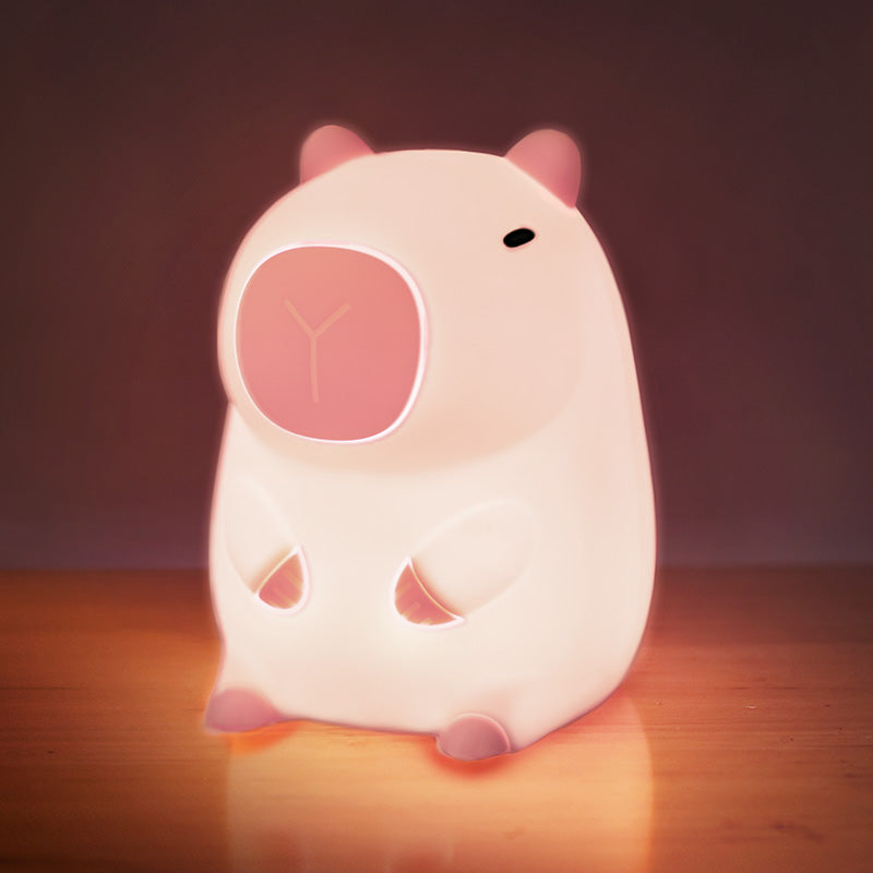 BowLift | Capybara Night Light Adjustable Brightness Silicone