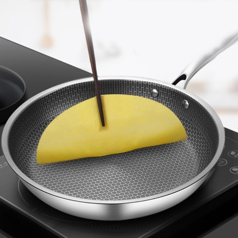 BowLift | ChefSteel Pan – Stainless Steel Non-Stick Frying Pan for Effortless Cooking