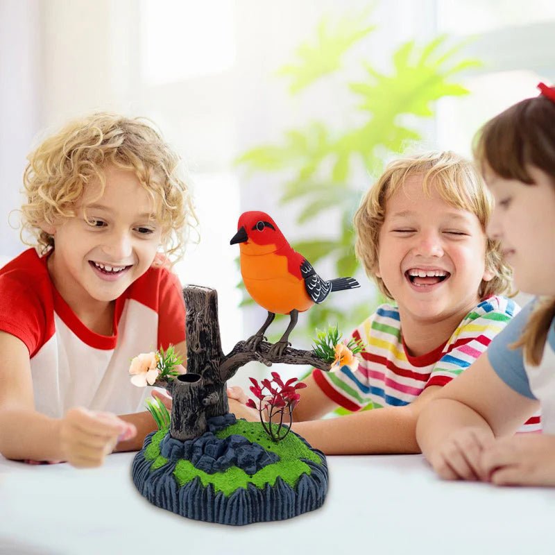 BowLift | CHIRPYTALK – Voice-Activated Chirping Bird Interactive Toy