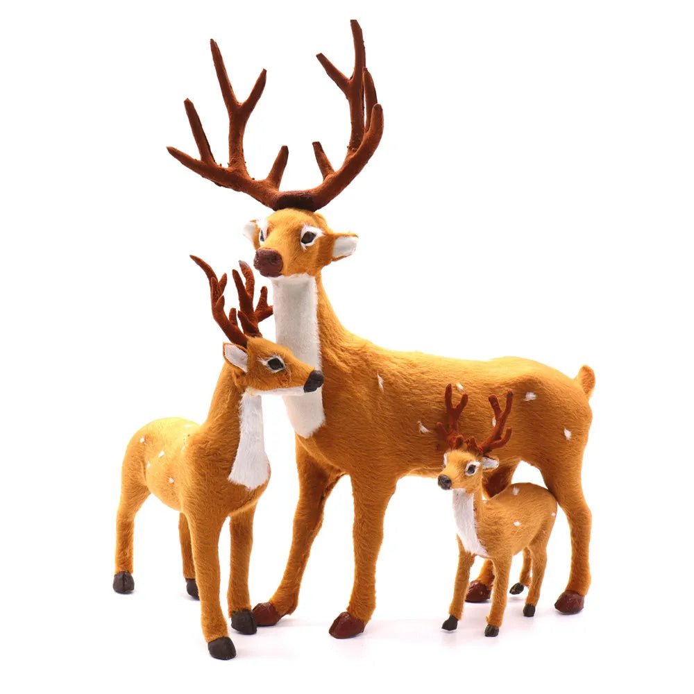 BowLift | Christmas Deer Decor Plush Doll - Sika Deer Ornaments Plush Toys