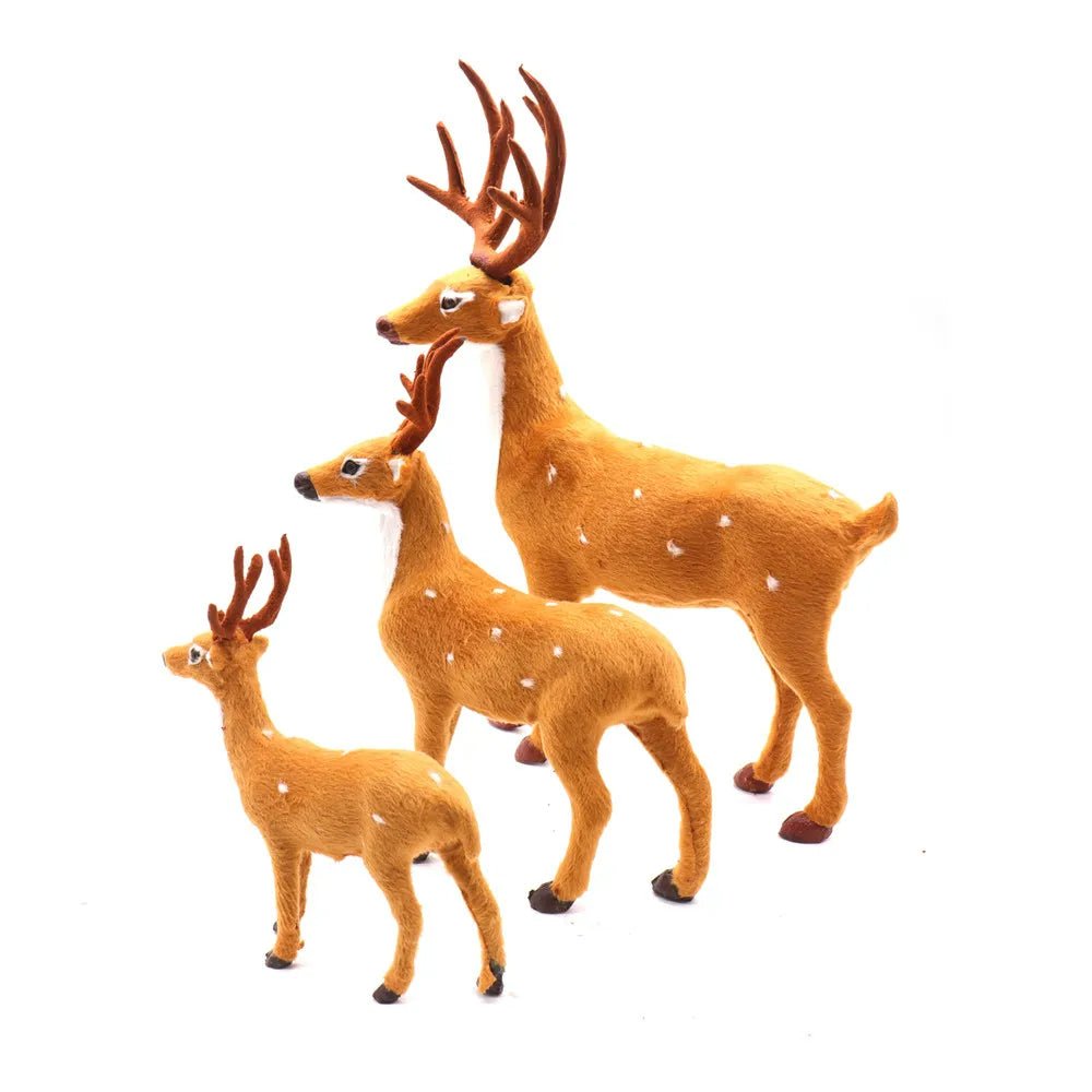 BowLift | Christmas Deer Decor Plush Doll - Sika Deer Ornaments Plush Toys