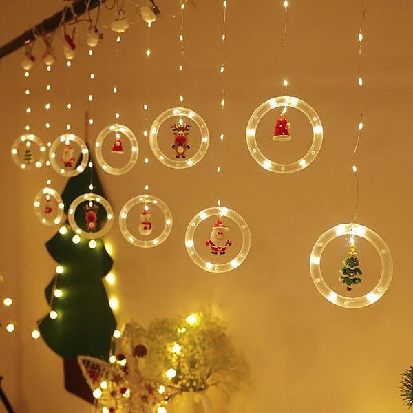BowLift | Christmas Lights LED Holiday Light - LED Light Fairy Curtain String Lights