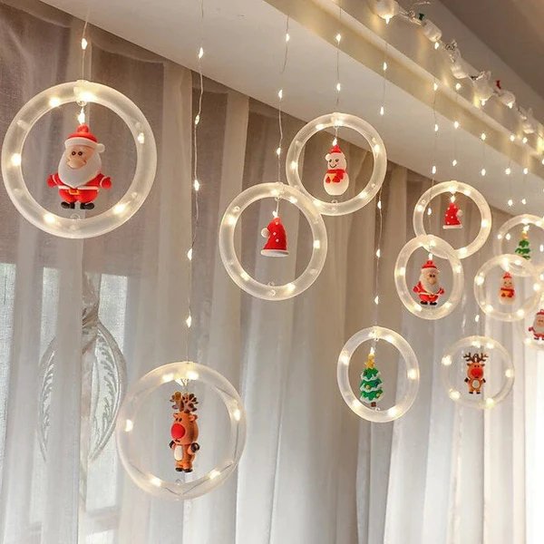 BowLift | Christmas Lights LED Holiday Light - LED Light Fairy Curtain String Lights