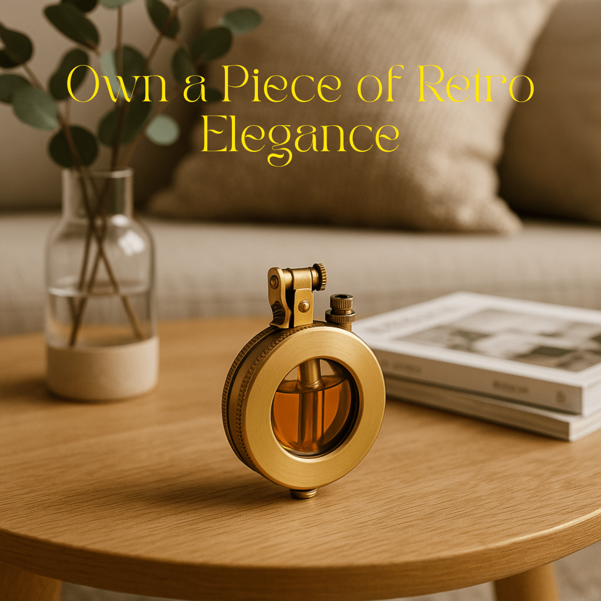 BowLift | CLASSIC TIME – Retro Metal Kerosene Lighter with Vintage Design