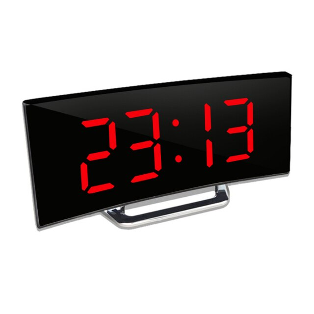 BowLift | LED Lighting large digital display | Curved LED Digital Clock - Amedea