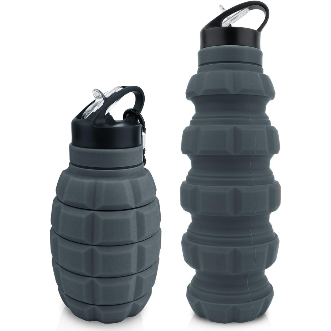BowLift | Collapsible Travel Water Bottle - 575 ML Reusable Silicone