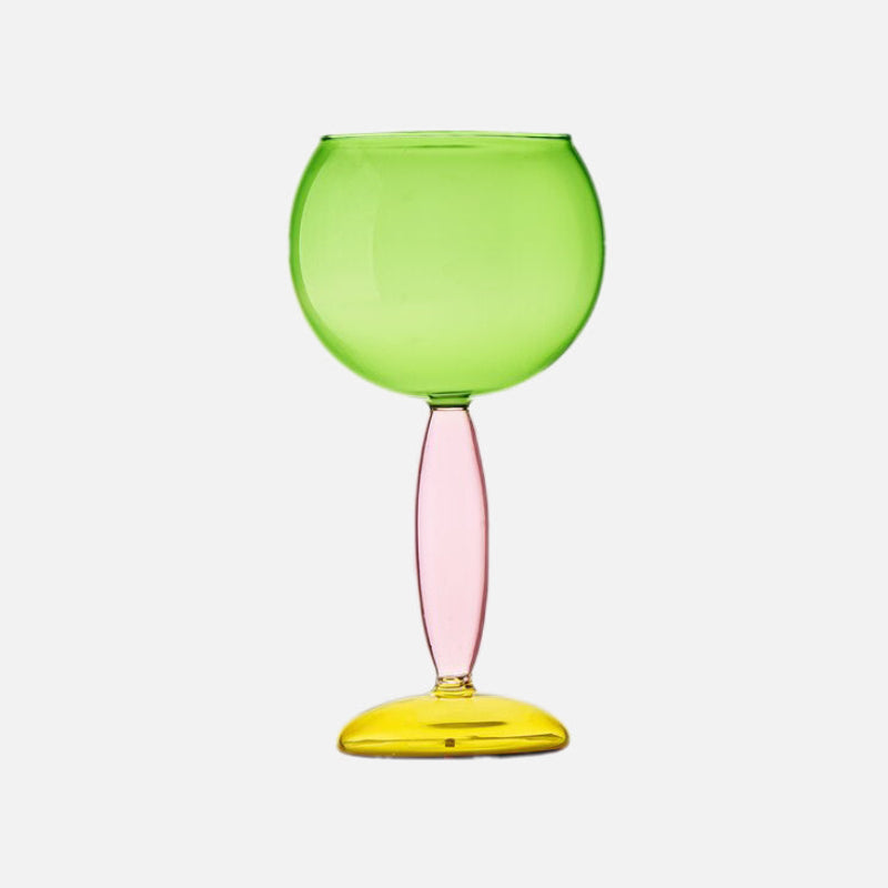 BowLift | Chalice and carafe made of colored glass by Phillips
