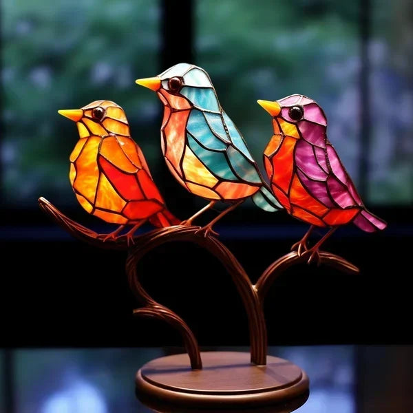 BowLift | Coloured Glass Birds for Chic Interior Design - ChicGlass Birds
