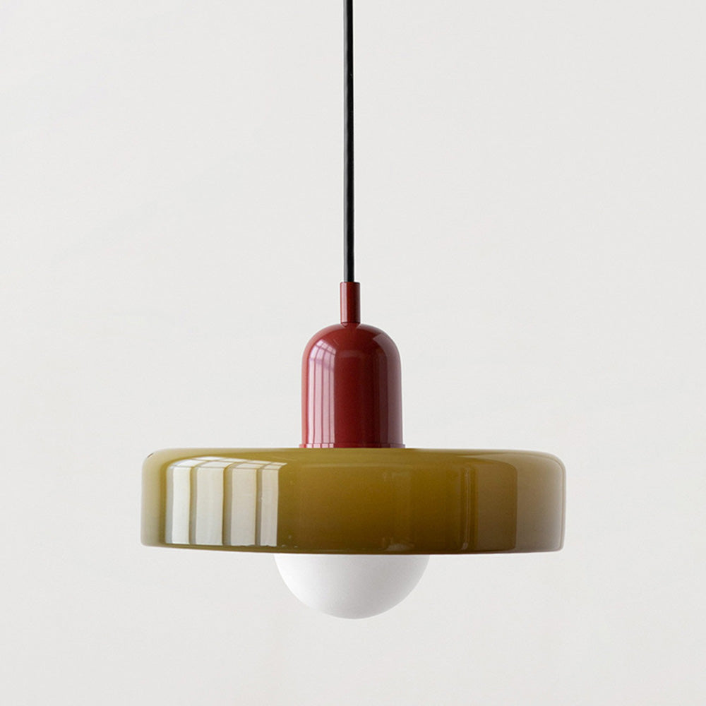 BowLift | Coloured Glass Pendant Light – BauLume