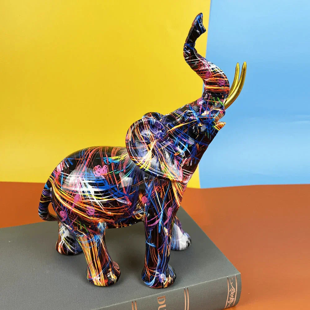 BowLift | Colourful Elephant Sculpture - ColorSplash
