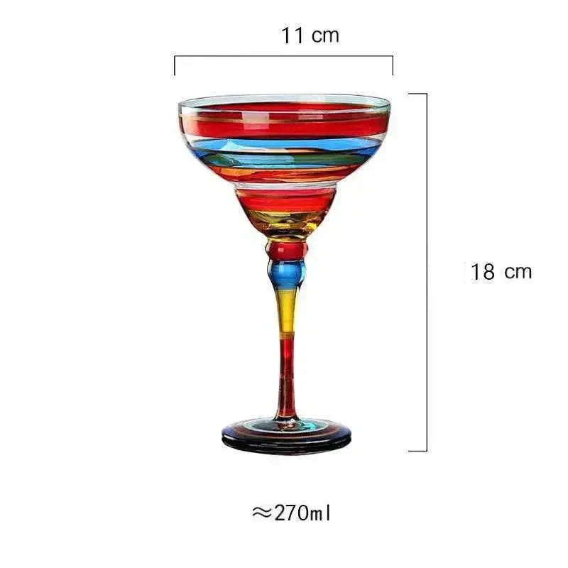 BowLift | Colorful Margarita Cocktail Glass