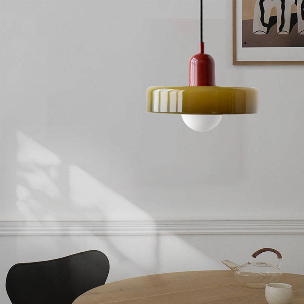 BowLift | Colourful Pendant Lamp in Bauhaus Style - StiloGlas