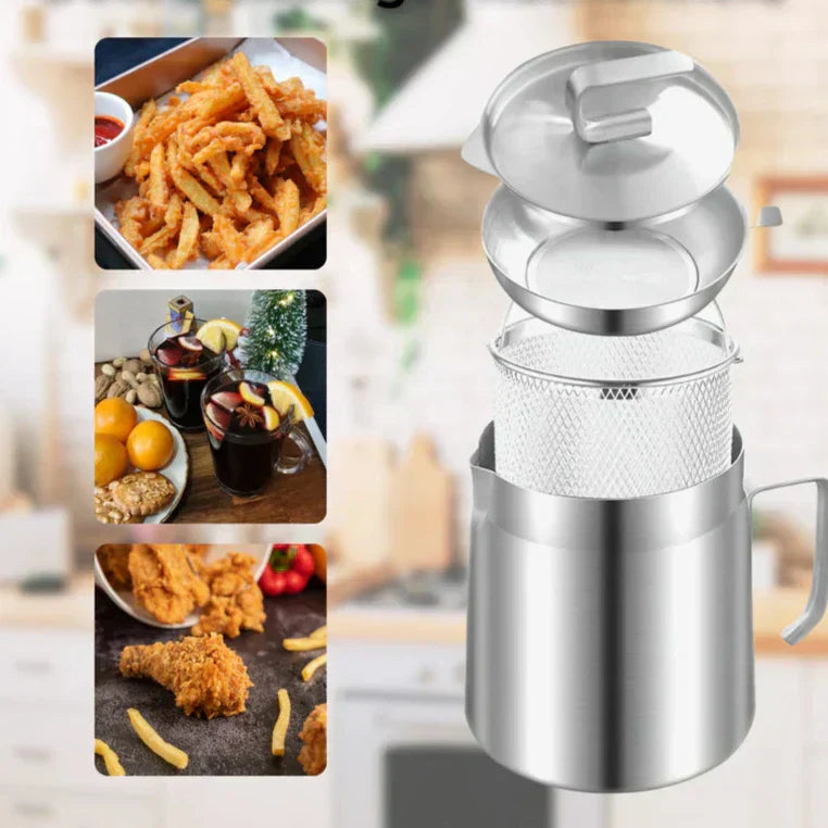 BowLift | Compact Round Deep Fryer - SnackMaster Pro