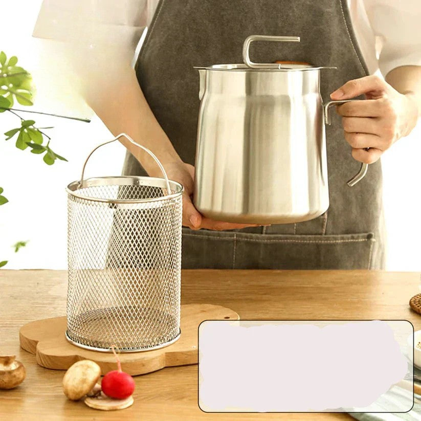 BowLift | Compact Round Deep Fryer - SnackMaster Pro