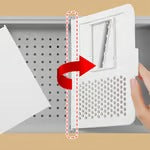 BowLift | Cutting board with grater & blade change – Incl. practical hand guard