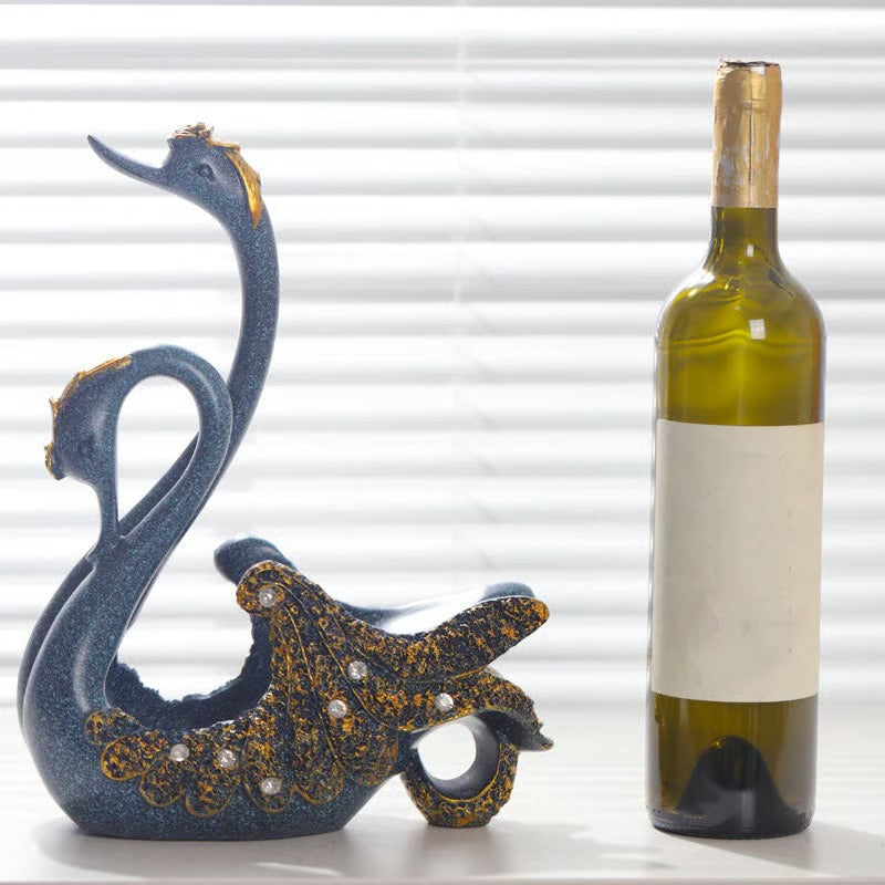 BowLift | Swan Wine Bottle Holder – Artistic Storage with Style