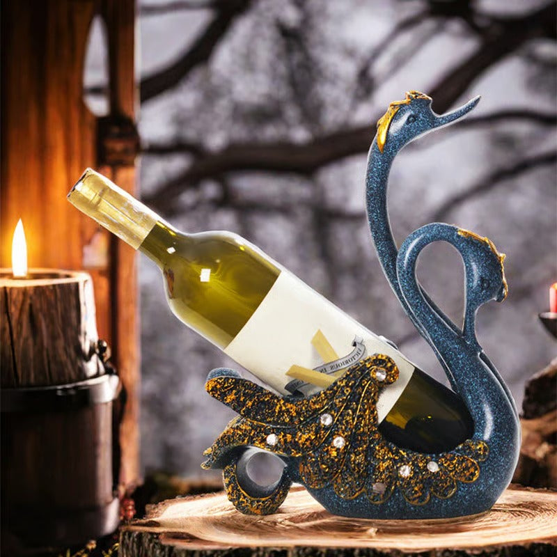 BowLift | Swan Wine Bottle Holder – Artistic Storage with Style