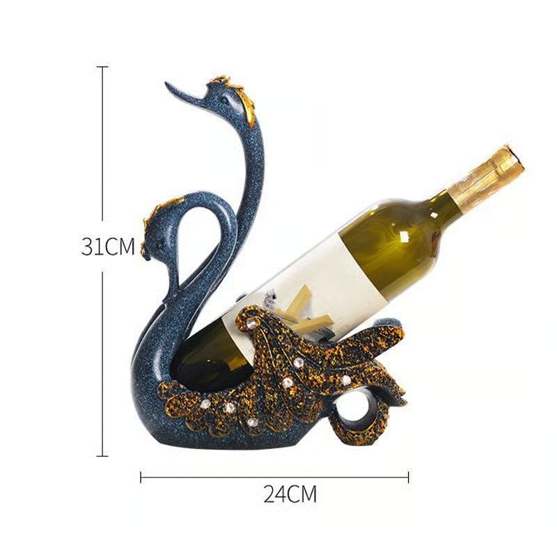 BowLift | Swan Wine Bottle Holder – Artistic Storage with Style