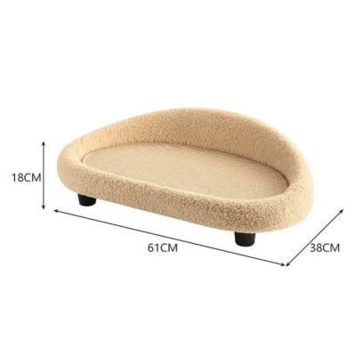 BowLift | COSYCAT Retreat – Stylish Cat Bed with Sisal Scratch Surface & Cushion