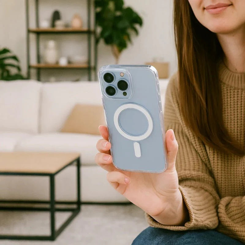BowLift | CrystalMag – Clear MagSafe Compatible Case for iPhone 11-17 Series