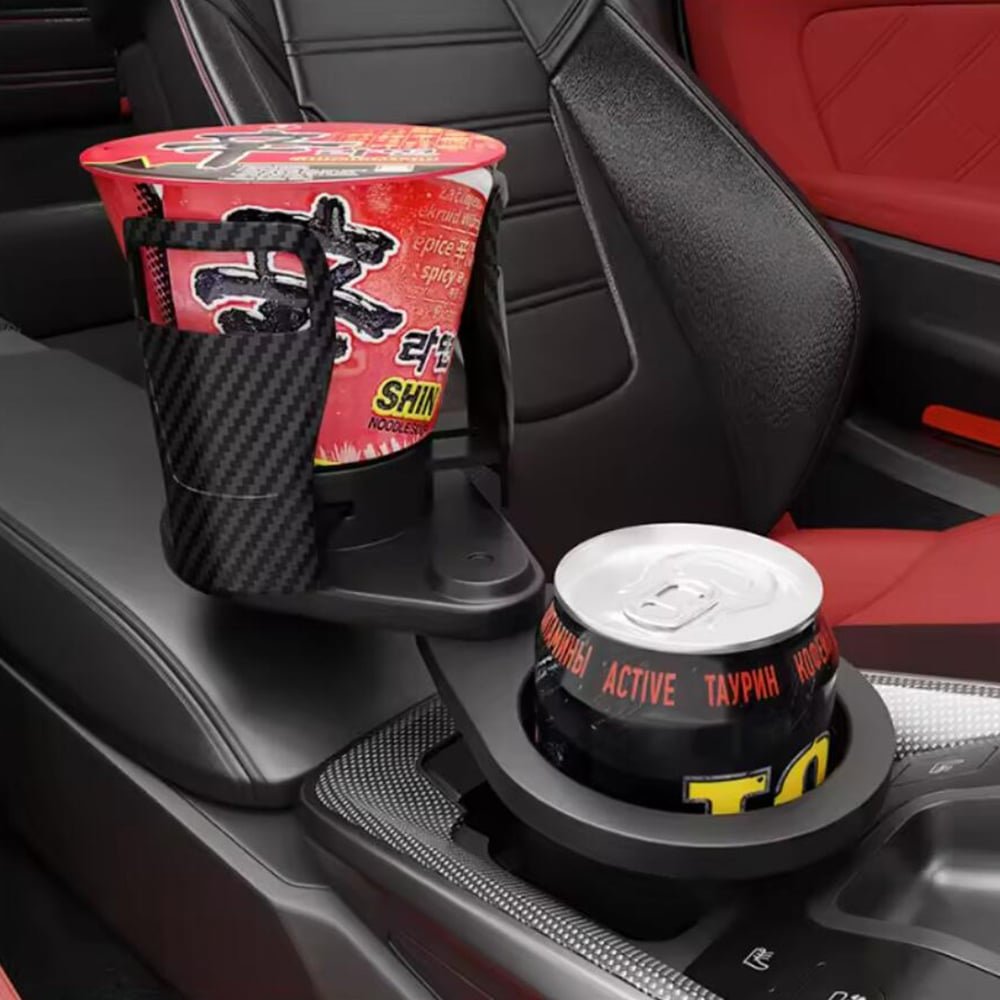 BowLift | Cupswivel – Dual Rotating Car Cup Holder for Drinks & Easy Access