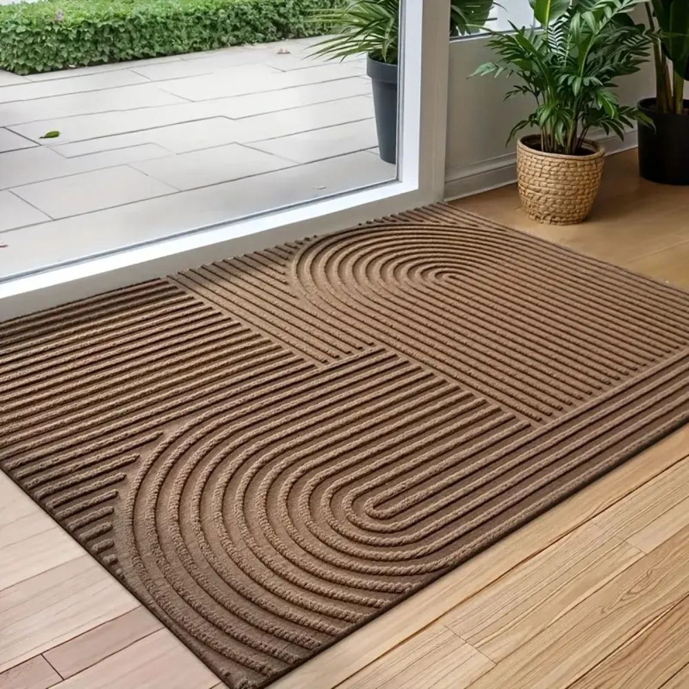 BowLift | CURVIMAT – Absorbent Curved-Line Mat for Modern Entryways