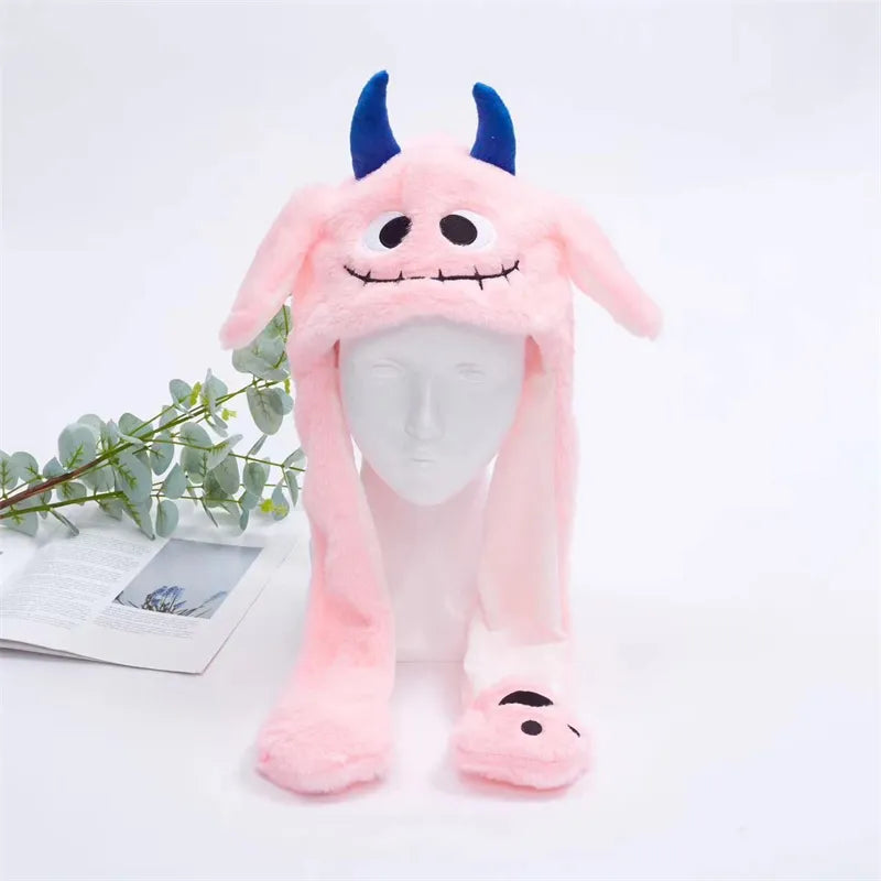 BowLift | BunnyBounce Plush Hat with Moving Ears for Kids & Adults