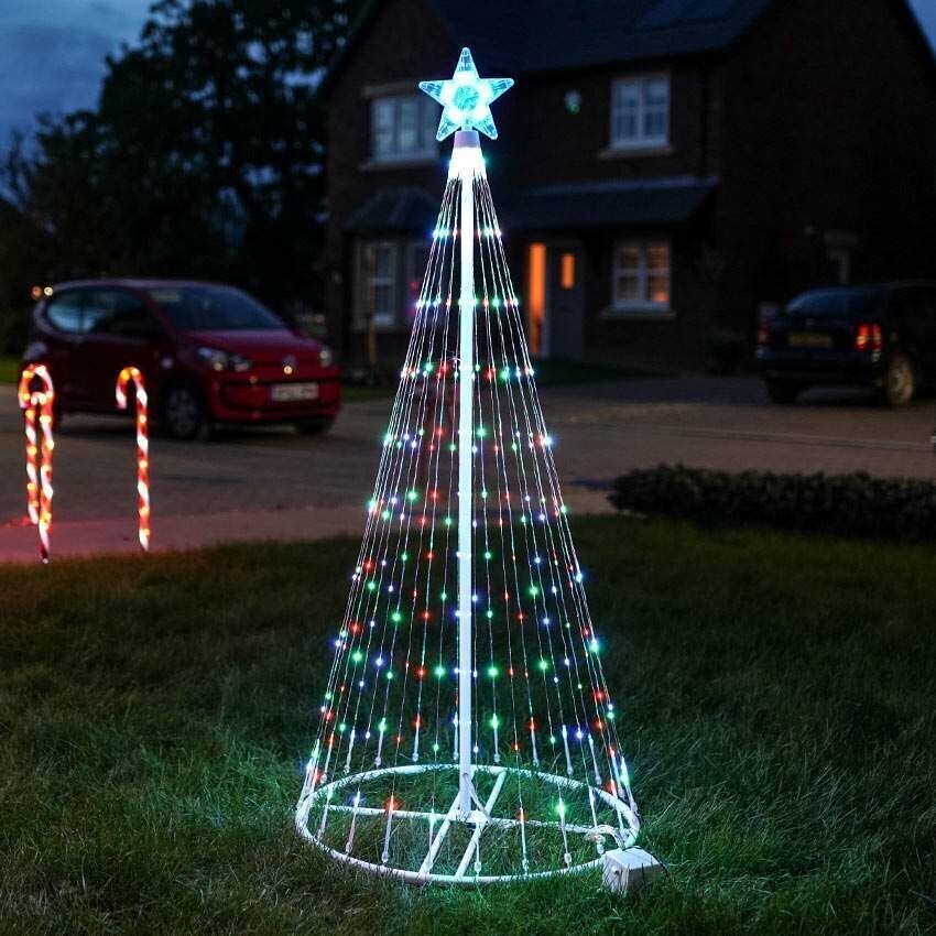 BowLift | Christmas – Multicolored LED-animated Outdoor Christmas Tree Light Show