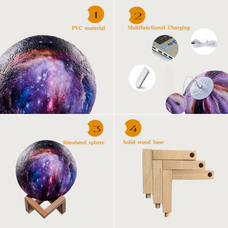 BowLift | Galaxy Moon Lamp
