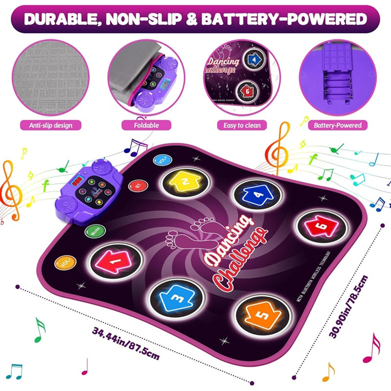 BowLift | Interactive Dance Mat with 5 Levels of Fun and Challenges for Kids